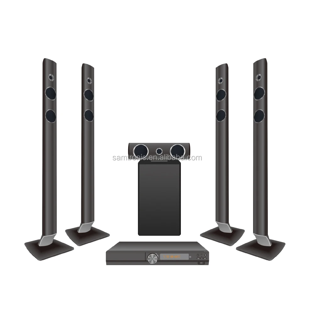

Samtronic High end 250W DVD Player 5.1 Channel wireless hi-fi Tower Home Theatre Speaker System With Karaoke System HS-HT5104