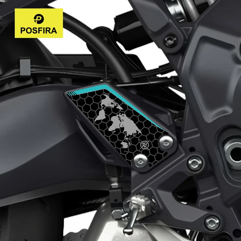 

POSFIRA Motorcycle Footrest Panel Stickers Vinyl Decal for Yamaha MT09 SP MT 09 MT-09 2024 2025 Motorbike Decoration Accessories