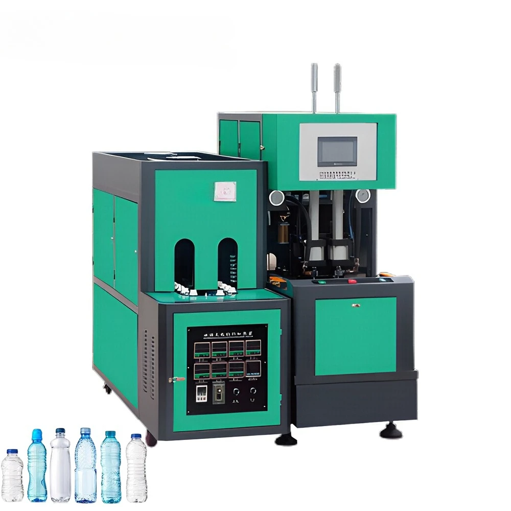 4PET 4 Cavity Semi Automatic PET Bottle Blowing Machine with 105mm Max Diameter for Spray Bottle