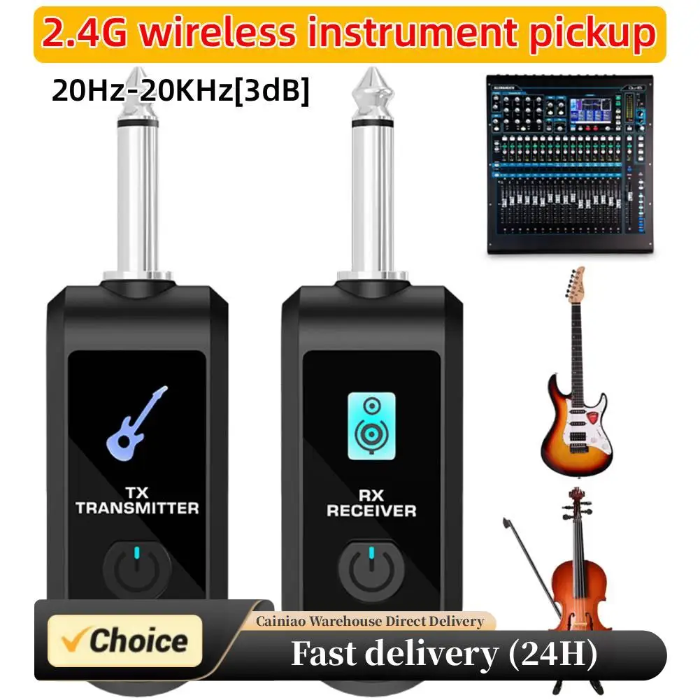 20CH 2.4G Wireless Instrument Audio Transmission System Anti-Interference 30-50…