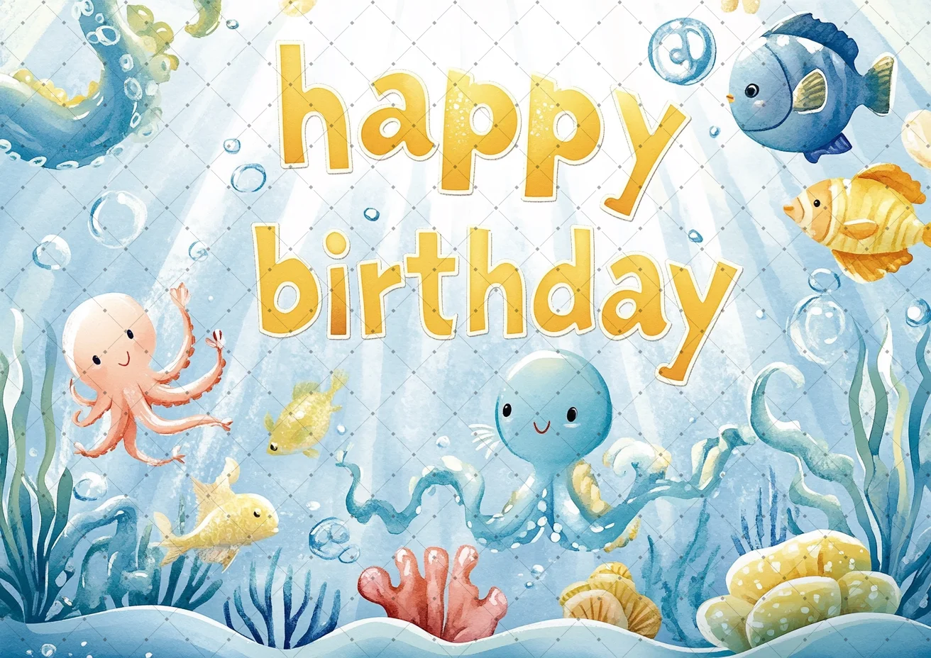 Bajo el mar verano océano tiburón tema fiesta de cumpleaños decoración personalizada niños niño fondo lindo delfín estrella de mar evento Banner Accesorios