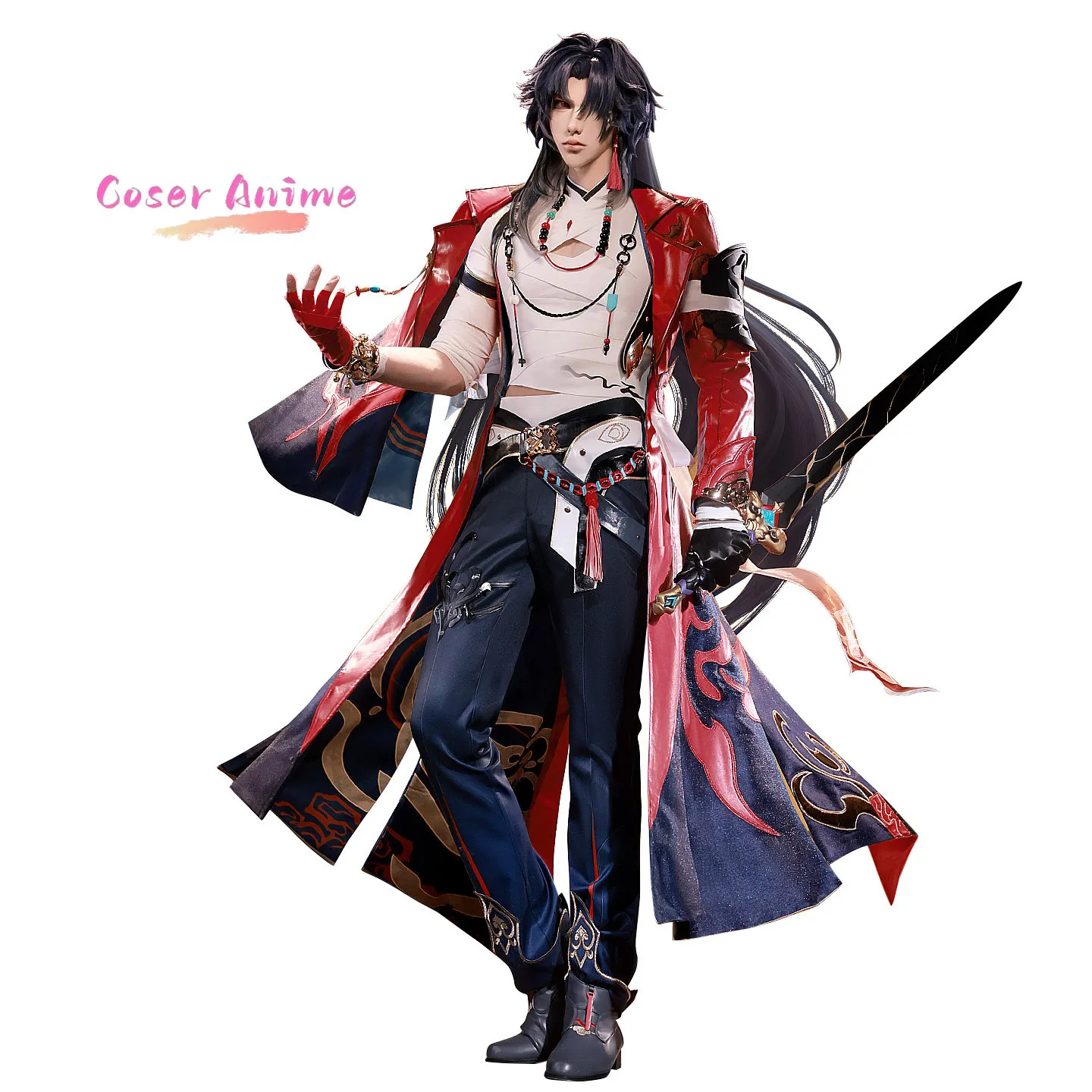 

Game Honkai：Star Rail Blade Cosplay Costume Uniform Halloween Party for Women Men Carnival Props