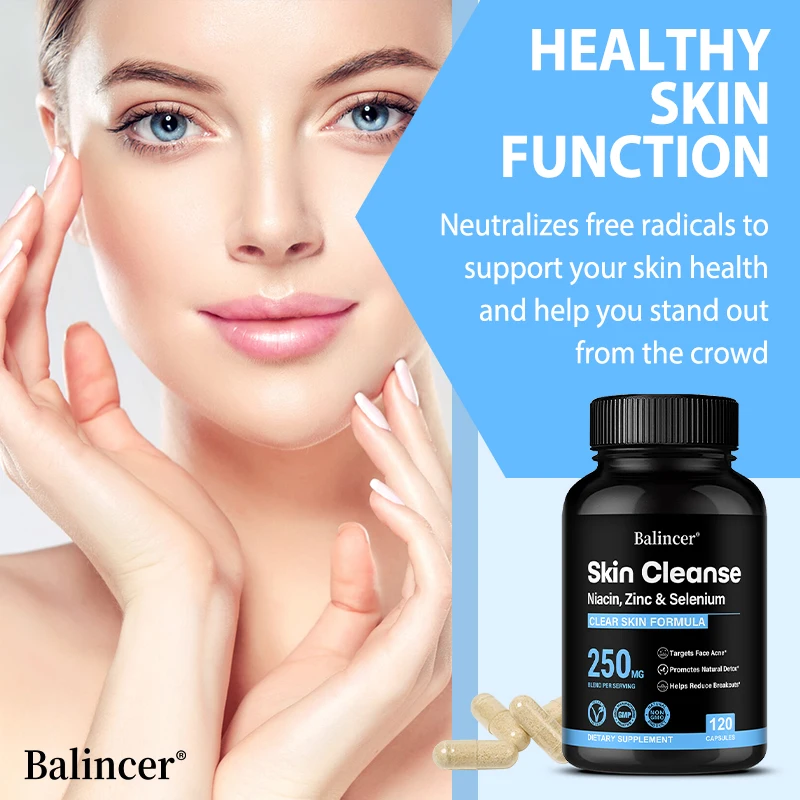 Zinc + Selenium - Supports Immune System and Metabolism, Promotes Skin and Joint Health, Cleanses The Intestines