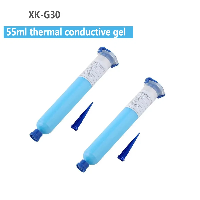 4PCS 55ml XK-G30 Thermal Conductive Gel Grease Paste Gel 3.0 W/mK Repair For Drone GPU/CPU/PS5/LED/Desktop PC Cooler