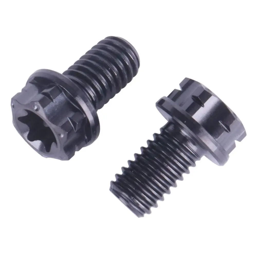 Decorative Screws GR5 Titanium Alloy Titanium Alloy Screws M6 10/15/20/25/30mm Fancy Screws Anti-Theft Screws