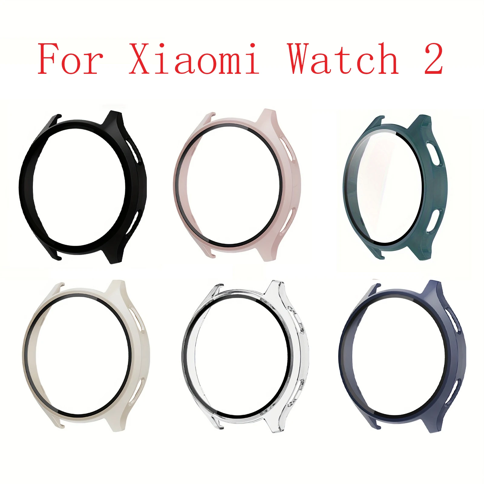 Screen Protector case Compatible with Xiaomi Watch 2 Smartwatch, All-Around Cover Screen Protectors Intended.