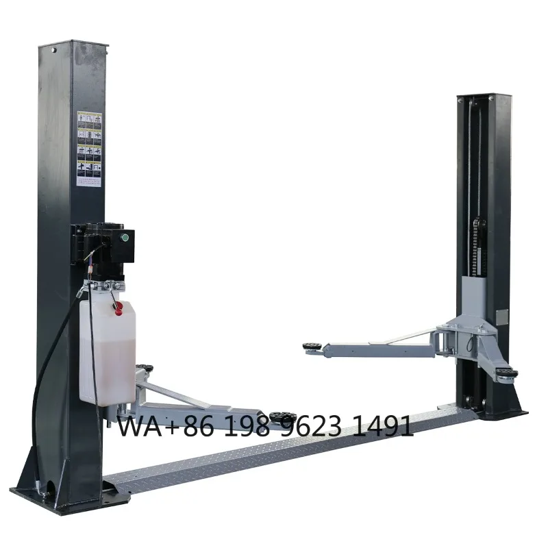 2 Post Hydraulic Car Lift Two Column Vehicle Hoist Short Post Garage Elevator for Repair Workshop Auto Service