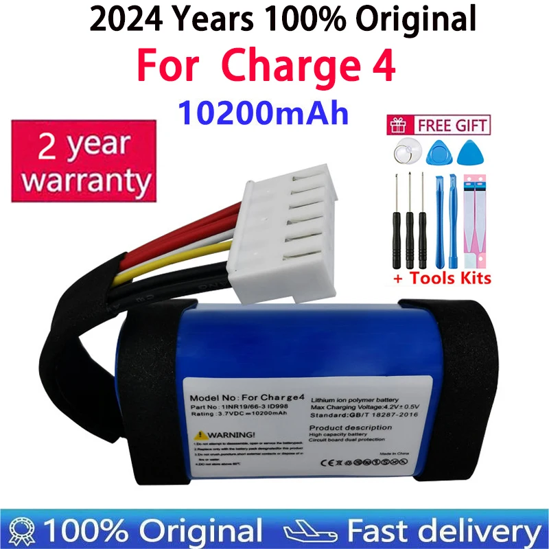 

2024 Years Original Replacement 10200mAh Battery For JBL Charge4 Charge 4 IID998 High quality Batteries With Tools Fast Shipping