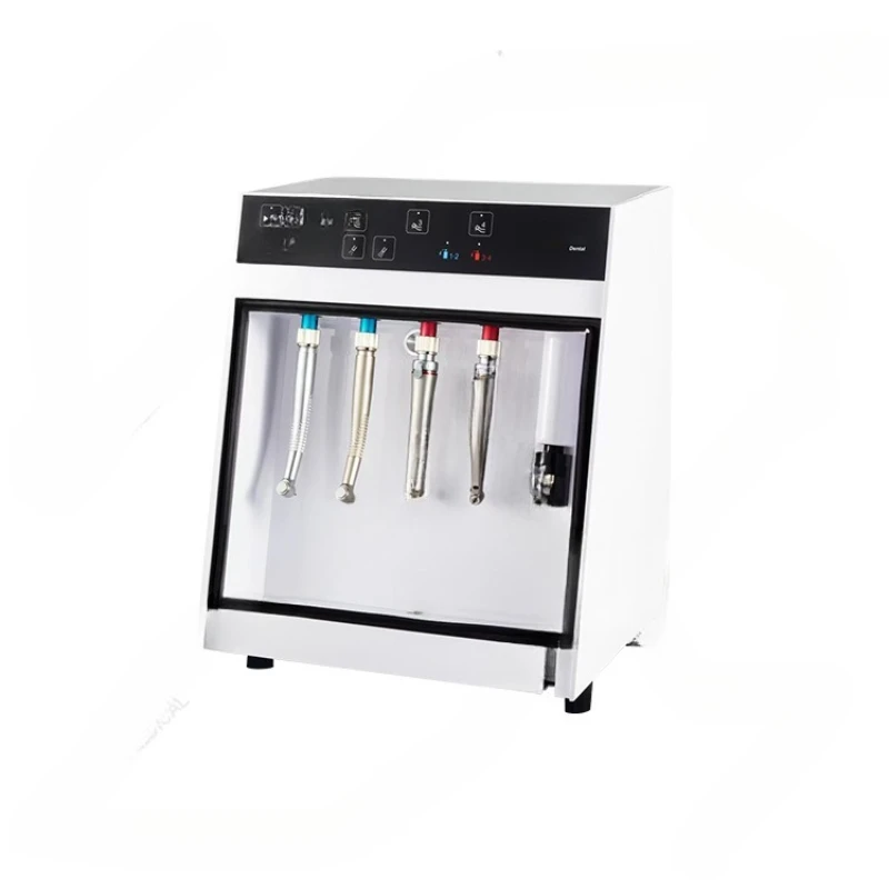 

Dental mobile phone cleaning and oiling machine, one multi-purpose intelligent four-hole high and low speed bending machine, ele