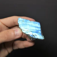 1pc Natural Labradorite Slabs Premium, Labradorite Slab Crystals, Labradorite Slice, Moonstone, Luminous Stone, Crystal Natural 5
