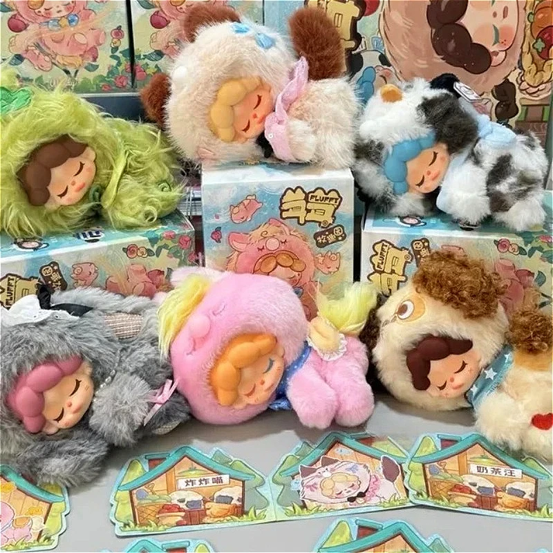 

Wendy Fluffy Pasture Fun Garden Serie Blind Box Surprise Bag Ornament Cute Vinyl Plush Doll Decor Toys Desktop Collectible Gifts