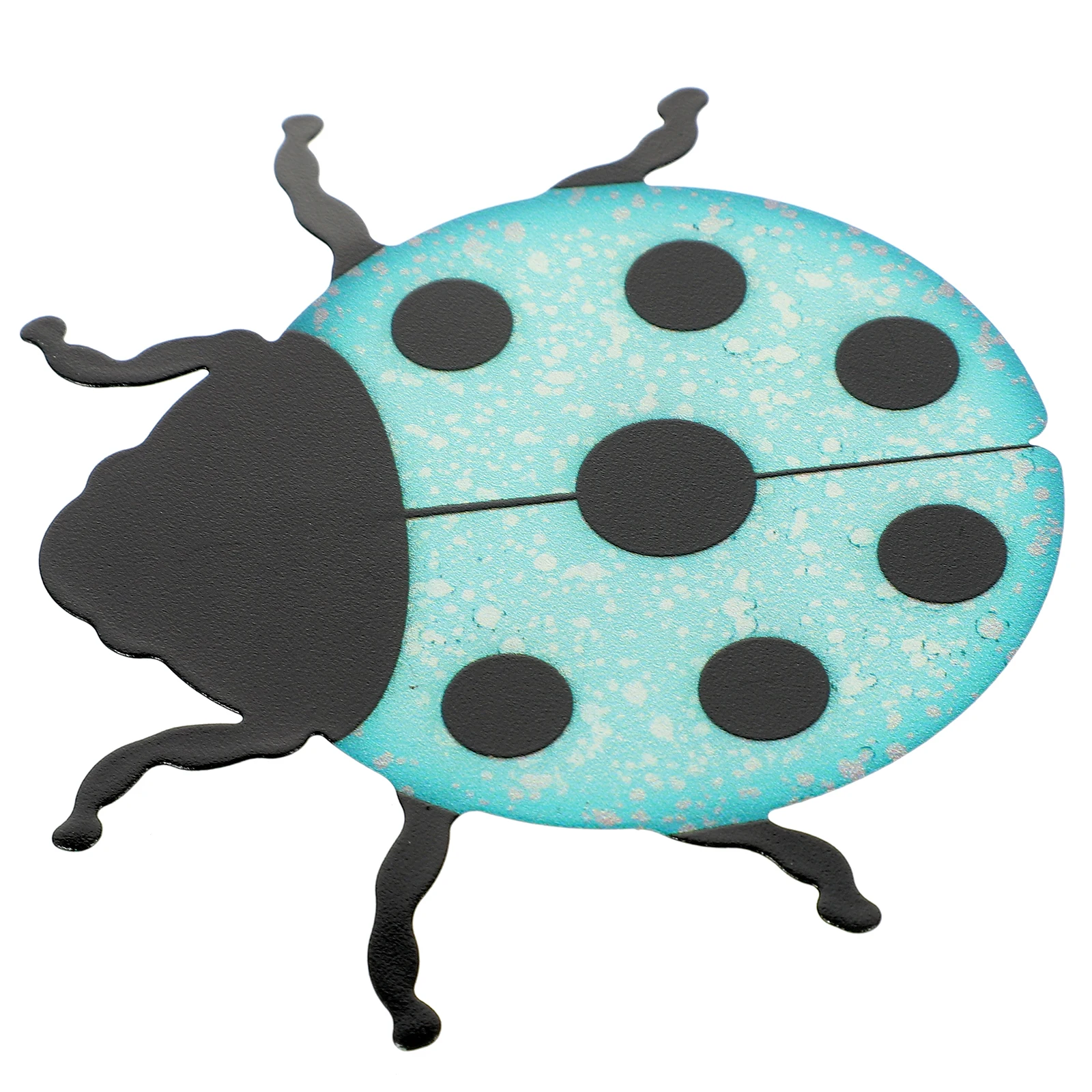 

Hanging Wrought Iron Beetle Wall Decoration Home Creative Metal -blue Ornaments for Living Room