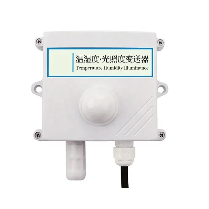 CE WALL MOUNTED AIR TEMPERATURE AND HUMIDITY ILLUMINATION 3 IN 1 RS485 WIFI GPRS LORA LORAWAN COMPACT WEATHER STATION