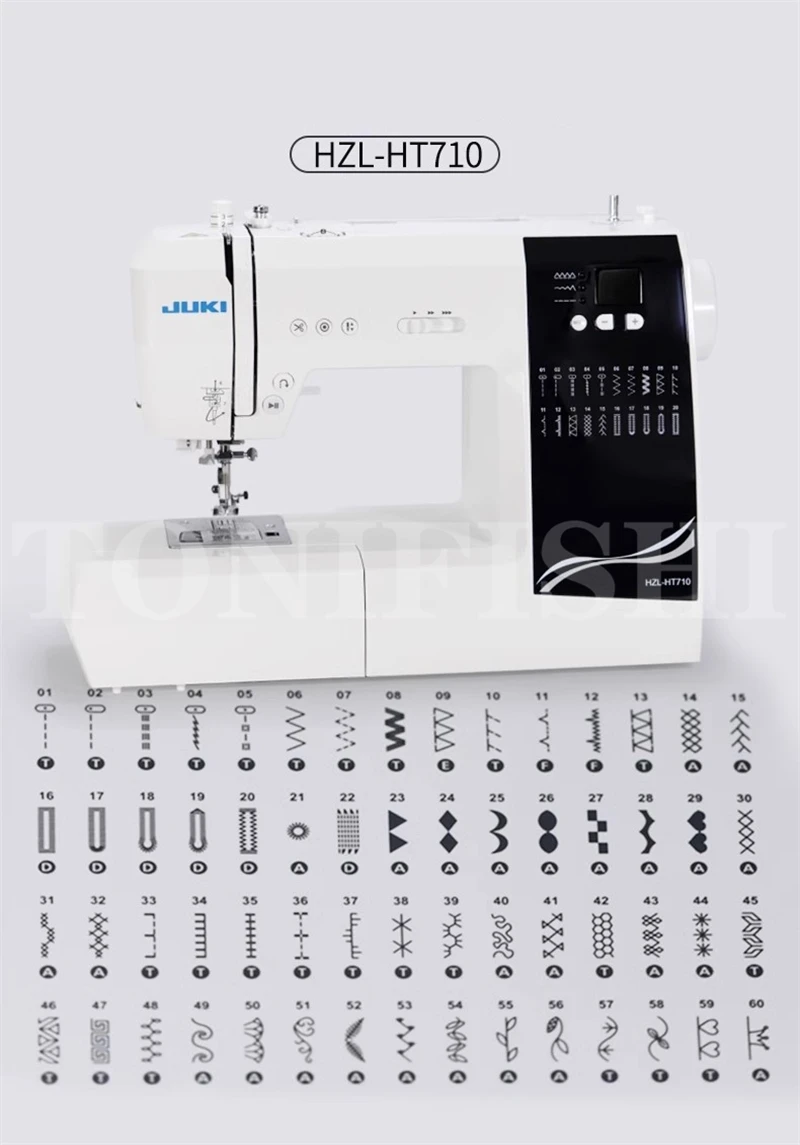 Sewing Machine HZL-HT710 HZL-HT740 Household Electric Multifunctional Seam Automatic Thread Trimmer 110-240V