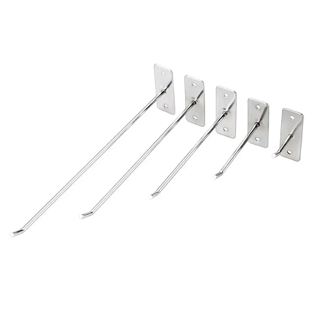 1Pcs Hardware Tool Wall Hook Display Lewelry Pegboard Hammer Pliers Mobile Phone Accessories Single Line Hook Steel Nail Screws