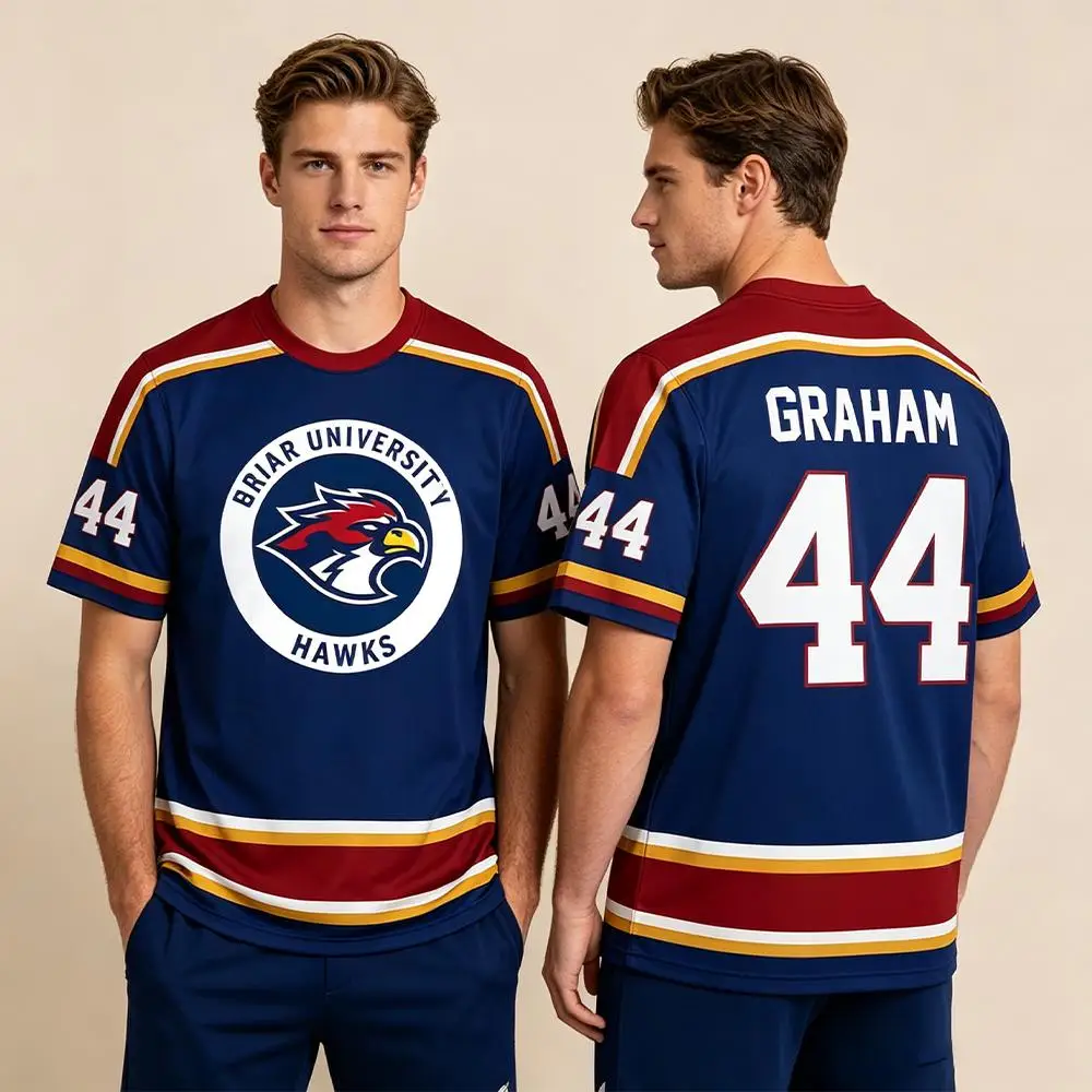 2026 Off Campus TV Series Briar University Hockey Jersey Graham 44 DI LAURENTIS 66 Cosplay T-shirt Men Women Fans Round Neck Tee