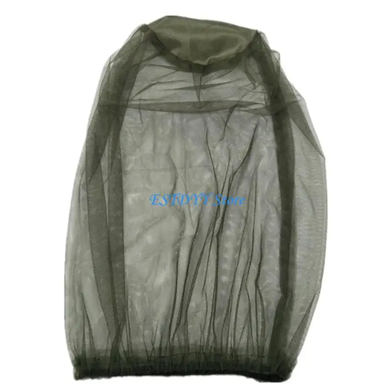 

G6DE Insect Head Net Hat Fine Mesh Insect Netting Head Net Hat Anti-Insect Fishing Mesh Cap Camping Durable Protective Cover