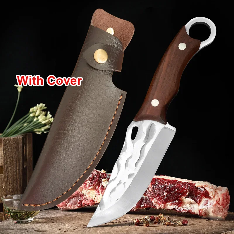 

Boning Knife Kitchen Chef Butcher Knife 5cr15mov Stainless Steel Handmade Forged Meat Cleaver Sharp Cooking Knife