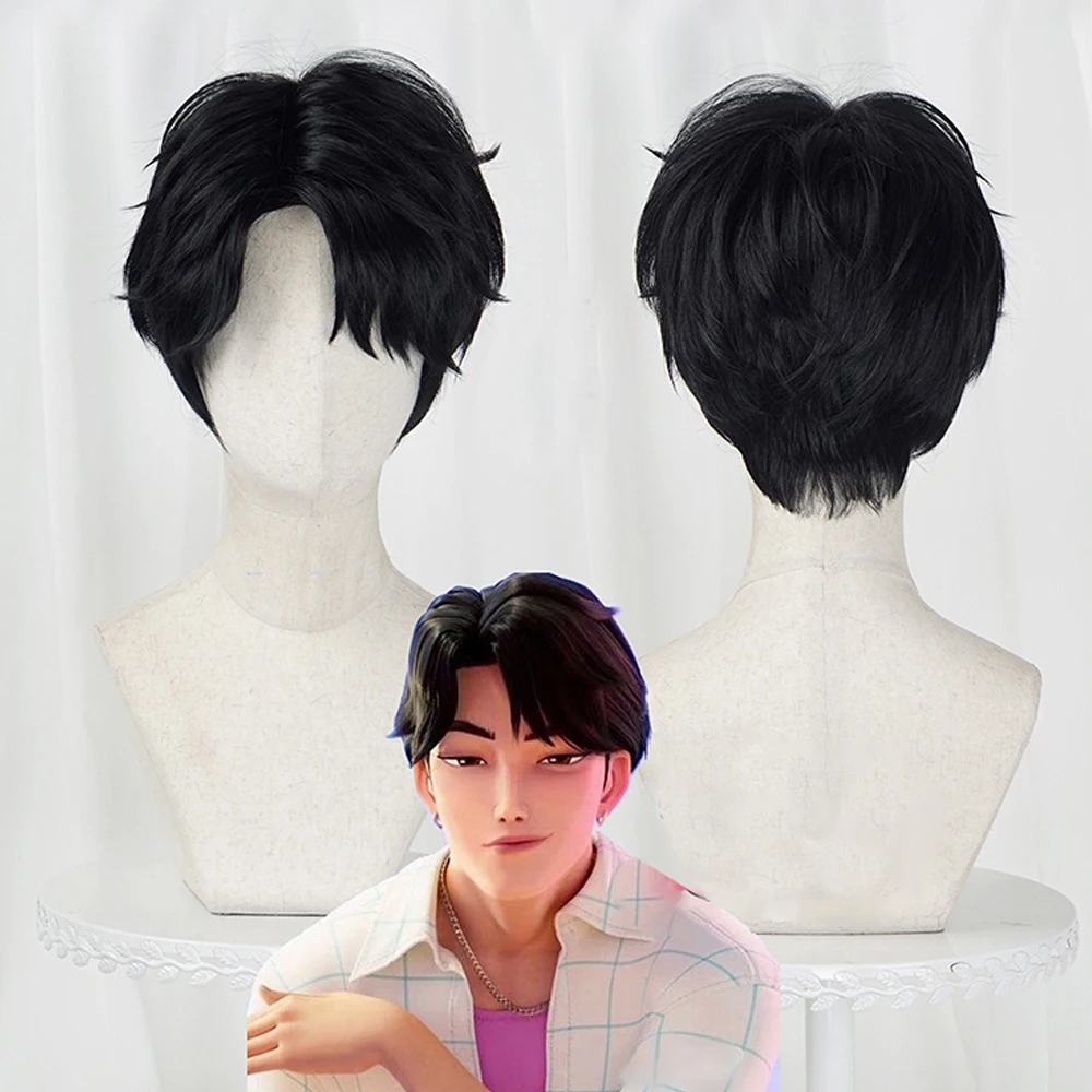 Halloween Demone Saja Ragazzo Bambino Saja Ragazzi Costume Cosplay Parrucca Cappello Anime Film Kpop Demone Jinu Romance Abby Mistero Vestito di Scena