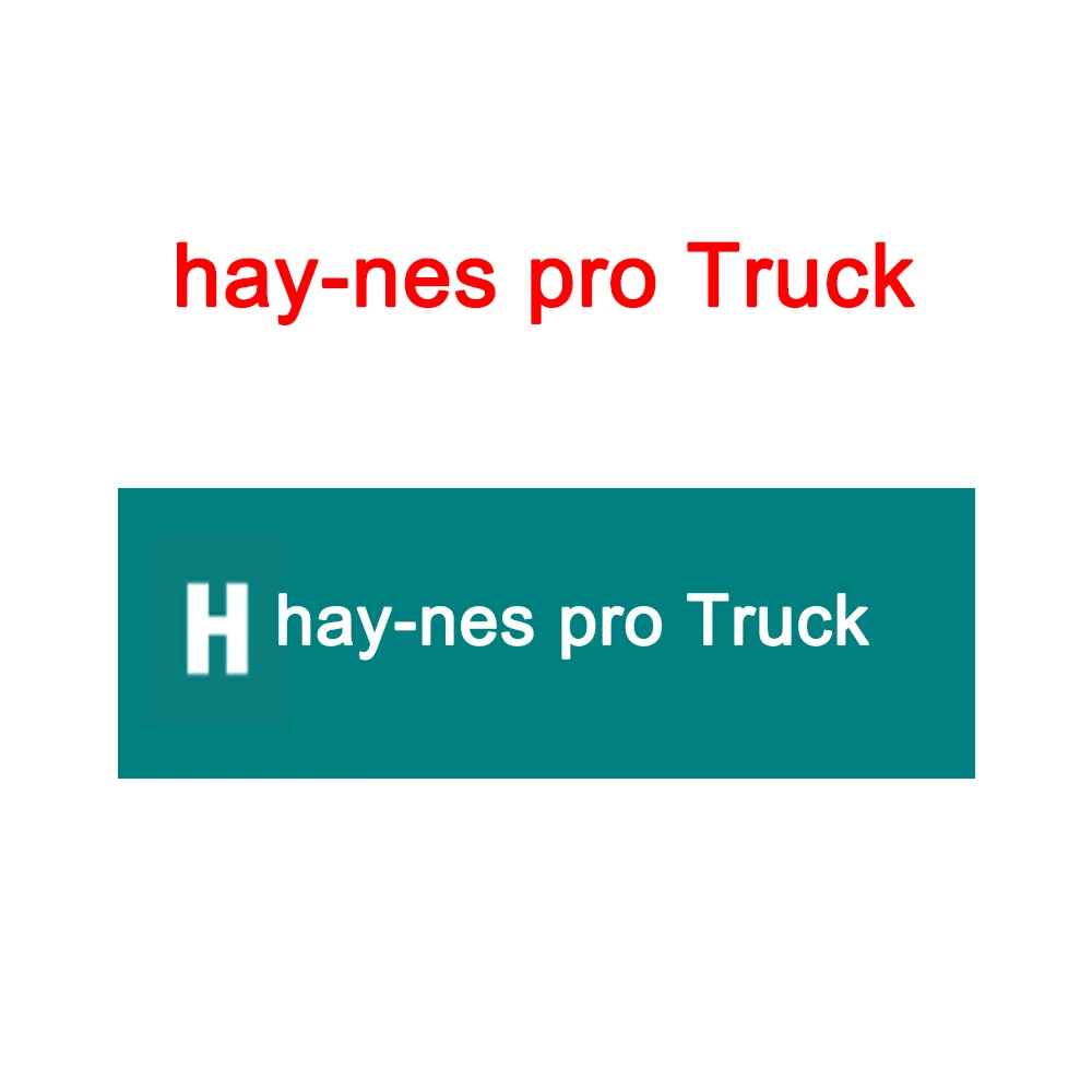 Variant: only Hay-nes truck