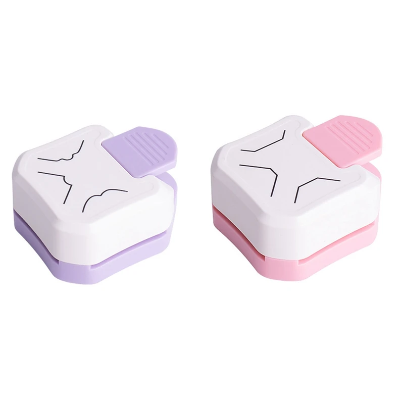 ABXF-3-в-1 инструмент для резки и украшения картона, резак для бумаги, инструмент для обрезки и украшения, многоугольный инструмент для карт «сделай сам»