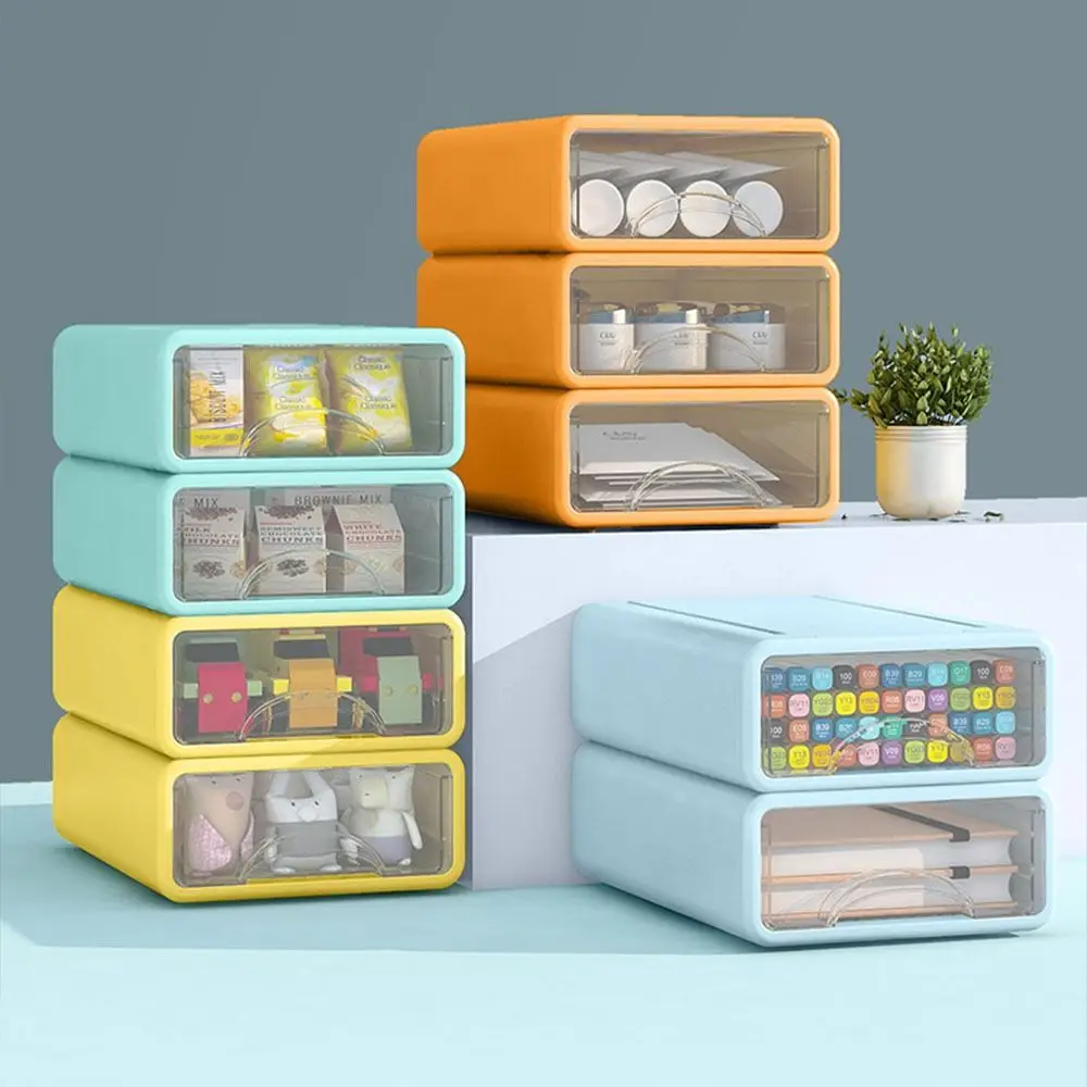 Office Supplies Earphone Stationery Remote Control Desktop Storage Drawer Jewelry Container Desktop Organizer Storage Cabinet