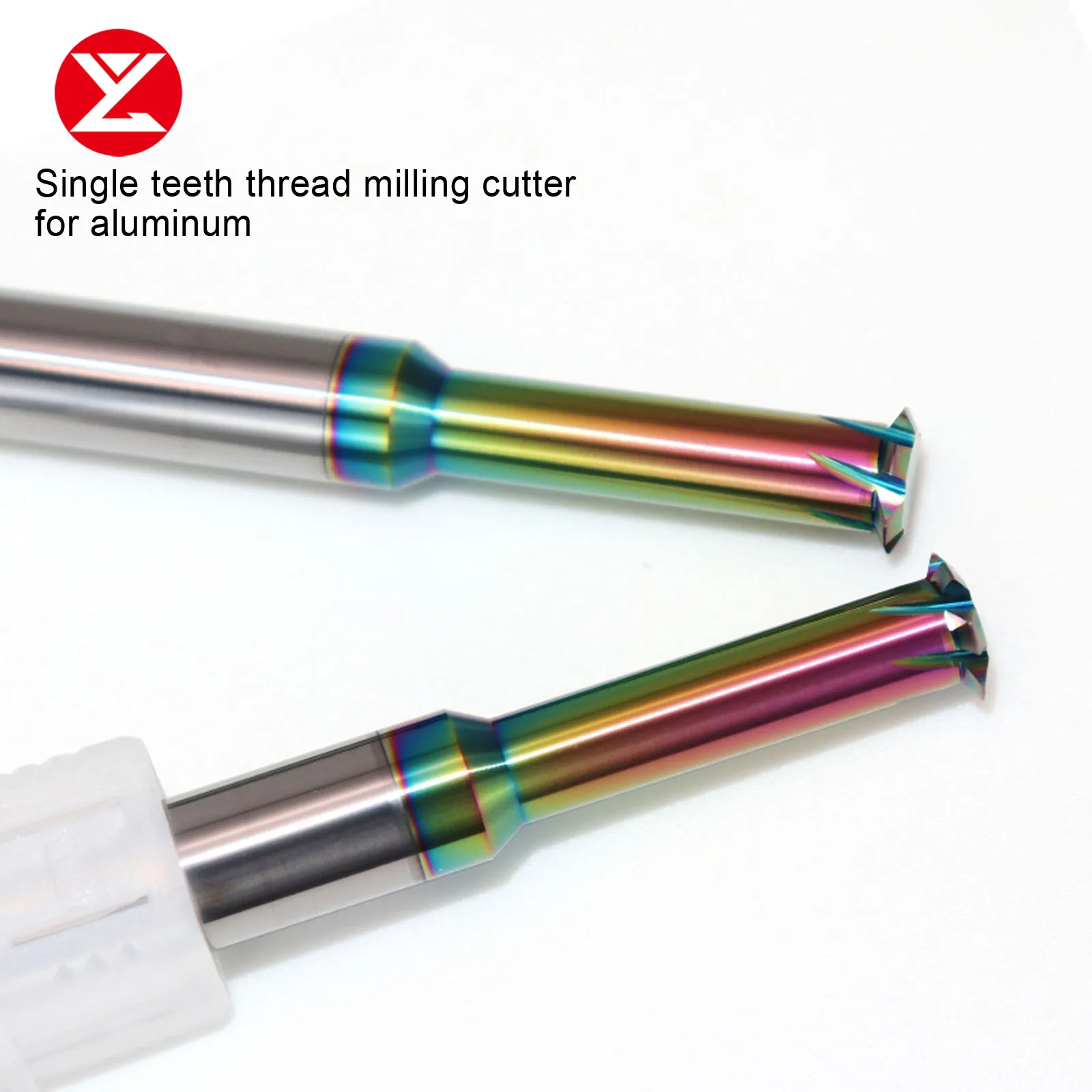 CNC Solid Carbide Single Tooth Thread Milling Cutter For Aluminum DLC coated M1 M1.2  M1.6 M2 M2.5 M3 M4 M5 M6 Milling Cutter