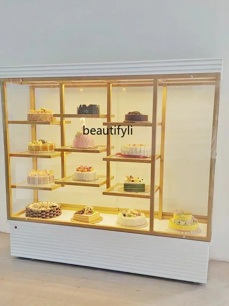 M182 Cake Shop Cake Model Cabinet Display Rack Bread Cabinet Display Cabinet Glass Commercial Window