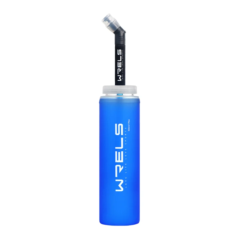 AliExpress WRELS Folding Water Bottle Portable TPU BPA-Free Outdoor Camping Running Hydration Pack Waist Bicycle  Collapsible Water Bottle