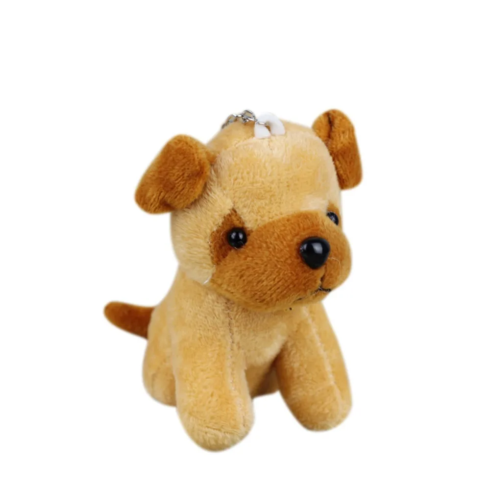 Muñeco de peluche Wolfhound llavero de juguete de peluche Wolfhound Kawaii llavero de perro lobo de dibujos animados suave 10cm llavero de muñeco de peluche de perro lobo