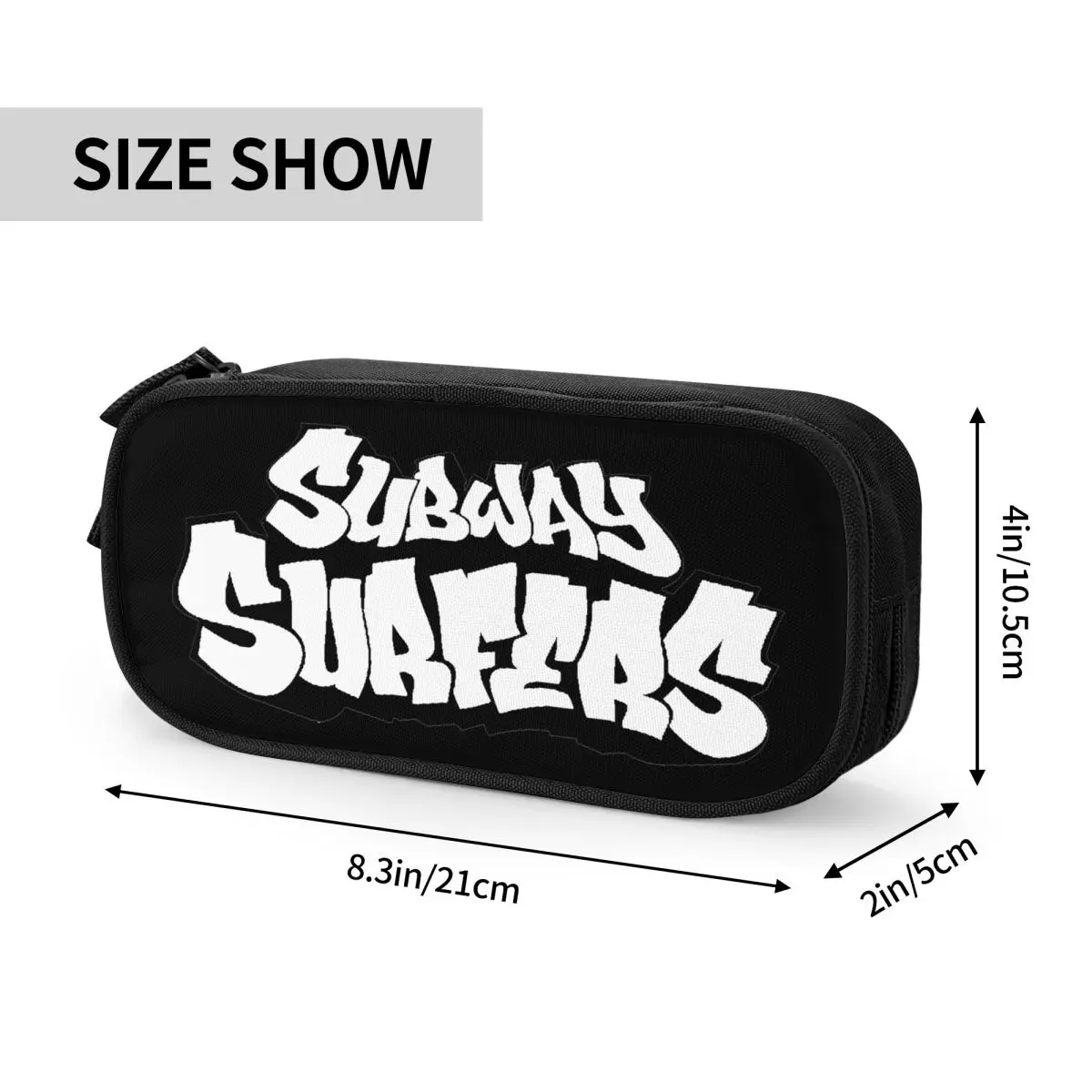 حافظة أقلام رصاص من Game Subway Surfers Parkour Sport Pencilcases حامل أقلام للفتيات والأولاد أكياس أقلام رصاص كبيرة أدوات مكتبية هدية