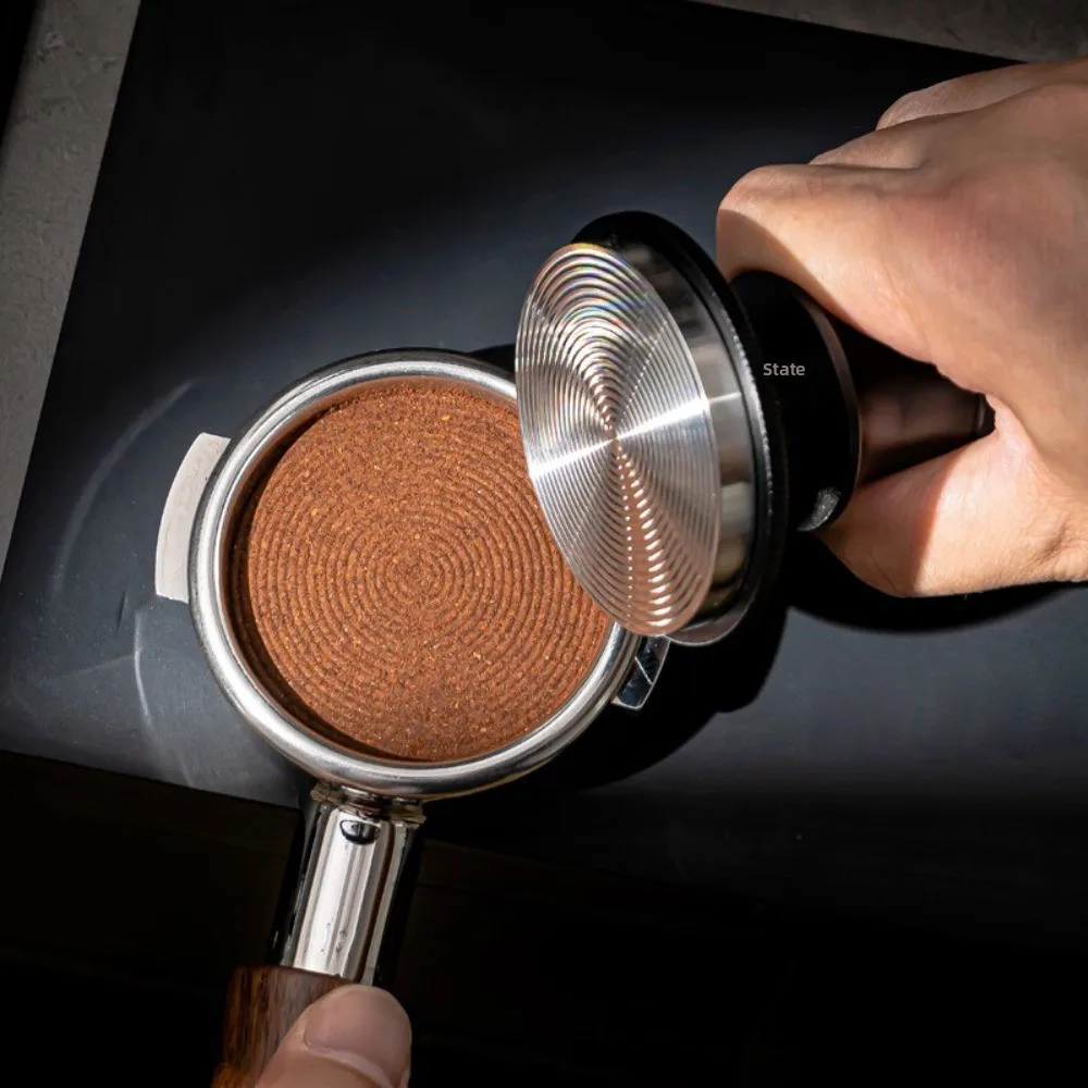 

Portable 51/53/58MM Coffee Tamper Wooden Handle Durable Pressure Hammer Stainless Steel Base DIY Coffee Tool Coffee Brewing