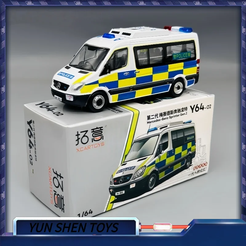 

Xcartoys 1:64 Police Mpv Hong Kong Charge Police Car Super Sports Car Series Alloy Model Collect Ornaments