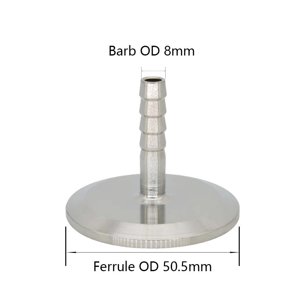 Tri-Clamp auf 6mm 8mm 10mm Schlauch Stacheldraht adapter Edelstahl Sanitär schlauch Rohr verschraubung Home Brewing