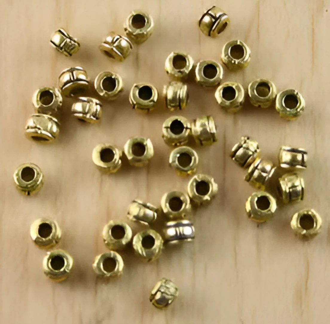 

200pcs 3.1x2.5mm Alloy matel columninform spacer beads HWH1294