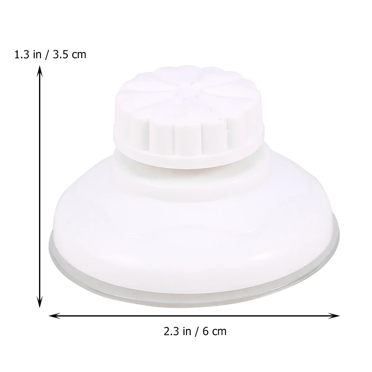 

5pcs 6.1Cm Vacuum Suction Wall Mount Strong Hold Bathroom Kitchen Home Utility Plastic Cups Waterproof Oilproof Damage-Free