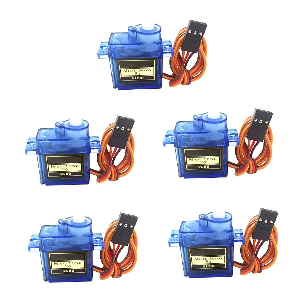 Bulk Pack 5/10/20pcs SG90 Micro Servomotoren 9g Belasting 180/360 Graden Rotatie Mount Kit voor RC Auto Vliegtuigen Arduino UNO DIY - afbeelding 1