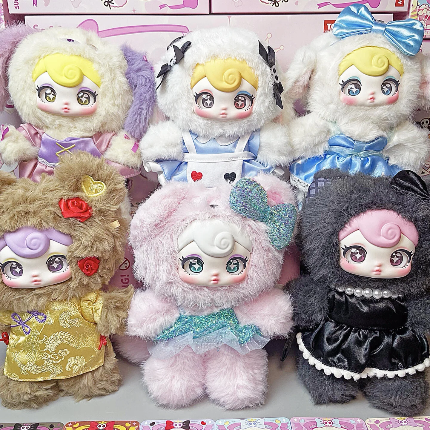 

Милый подлинный новый продукт Sunycoco Rebellious Sweetheart, плюшевая серия, слепая коробка, милая кукла ручной работы, модель куклы, праздничные подарки