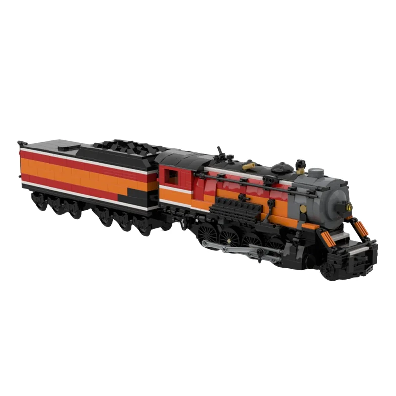 1048pcs MOC Southern Pacific Daylight 2-8-0 Train Model Building Blocks Christmas Gift Toys Idea Collection 3D Assemble Art