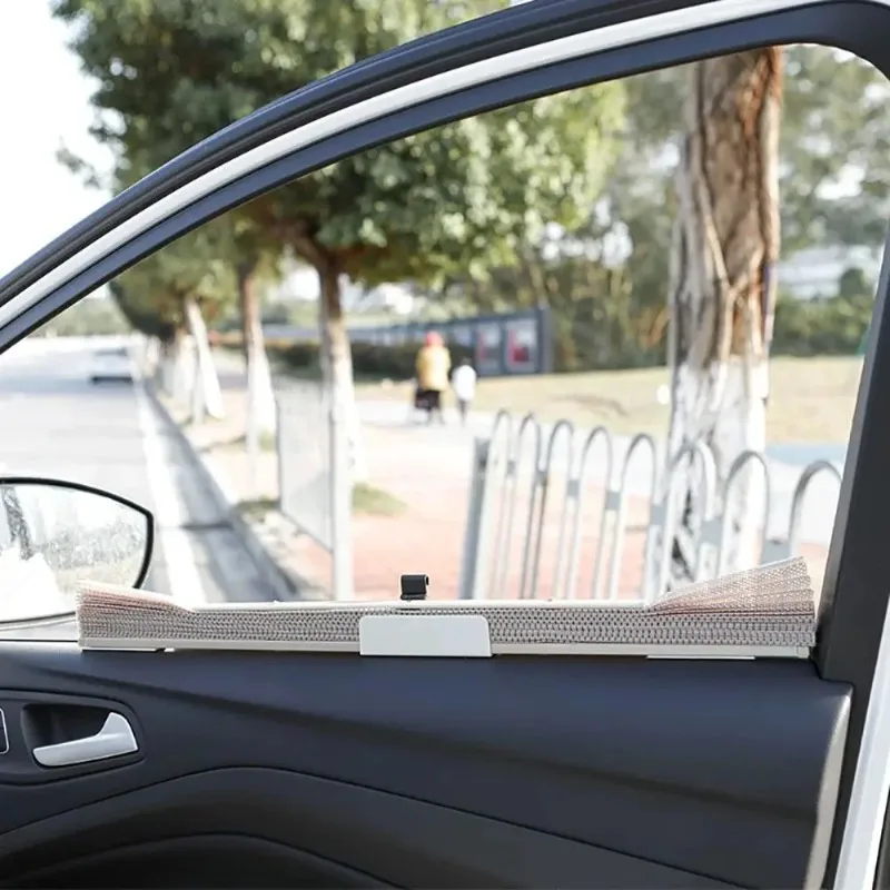 1PCS Car Side Folding Sunshade Retractable Car Front/Rear Window Sunshades Mesh UV Protect Curtain Foldable Auto Truck SunShield