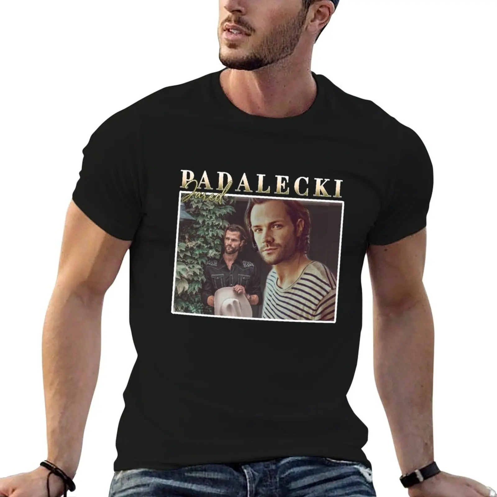 

cotton tshirt man anime t shirt T-Shirt Padalecki Jared