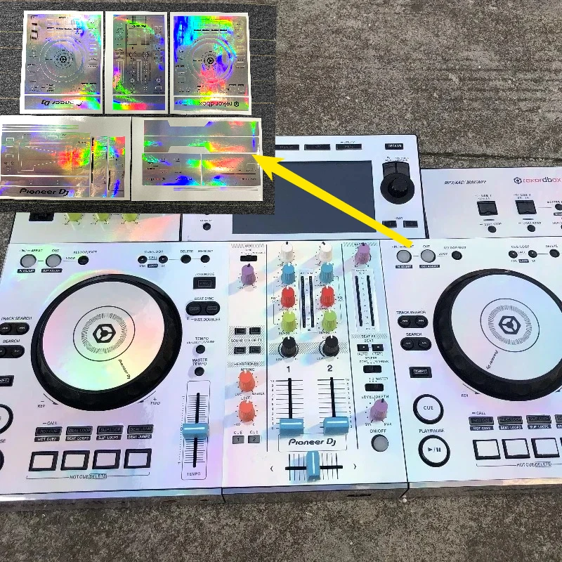 

Пленка Pioneer XDJRR, многоцветная дополнительная универсальная защитная наклейка для панели. Не железная панель