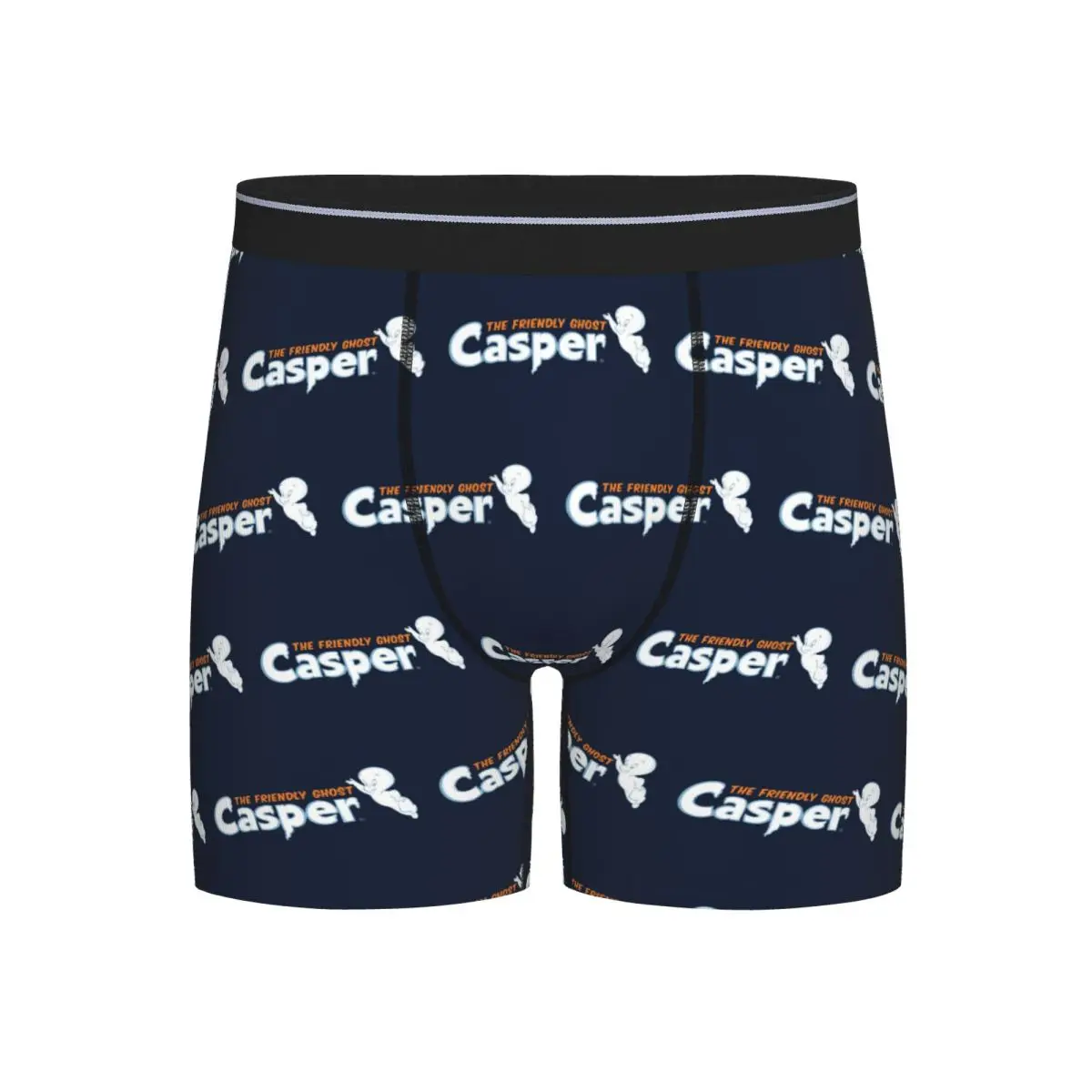 

Long Boxer Underpants Shorts The Friendly Ghost Casper Panties Male Breathable Underwear for Homme Man Boyfriend Gift