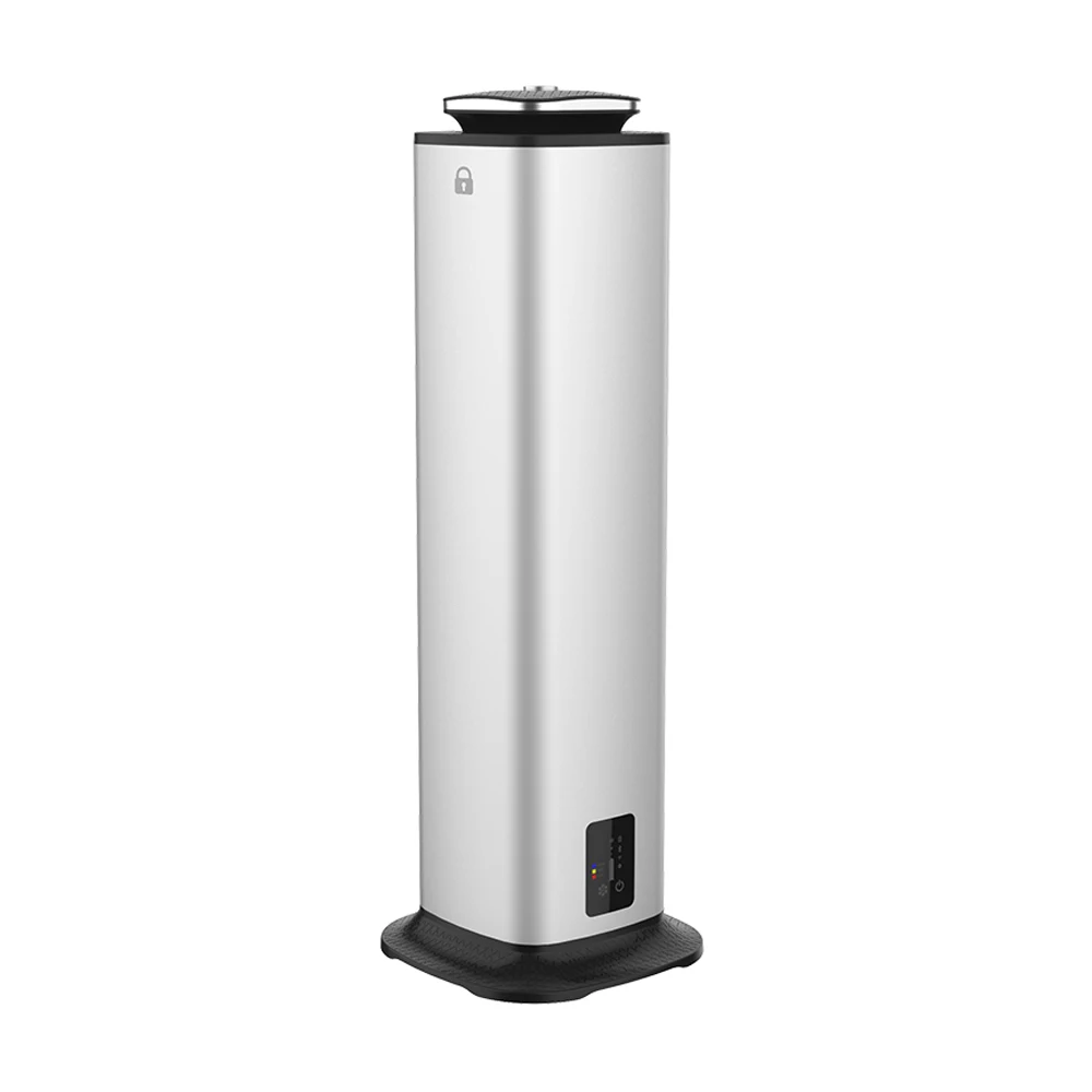 Commercial Hotel Lobby Aluminum Alloy Tower Scent Diffuser HVAC Aroma Diffuser