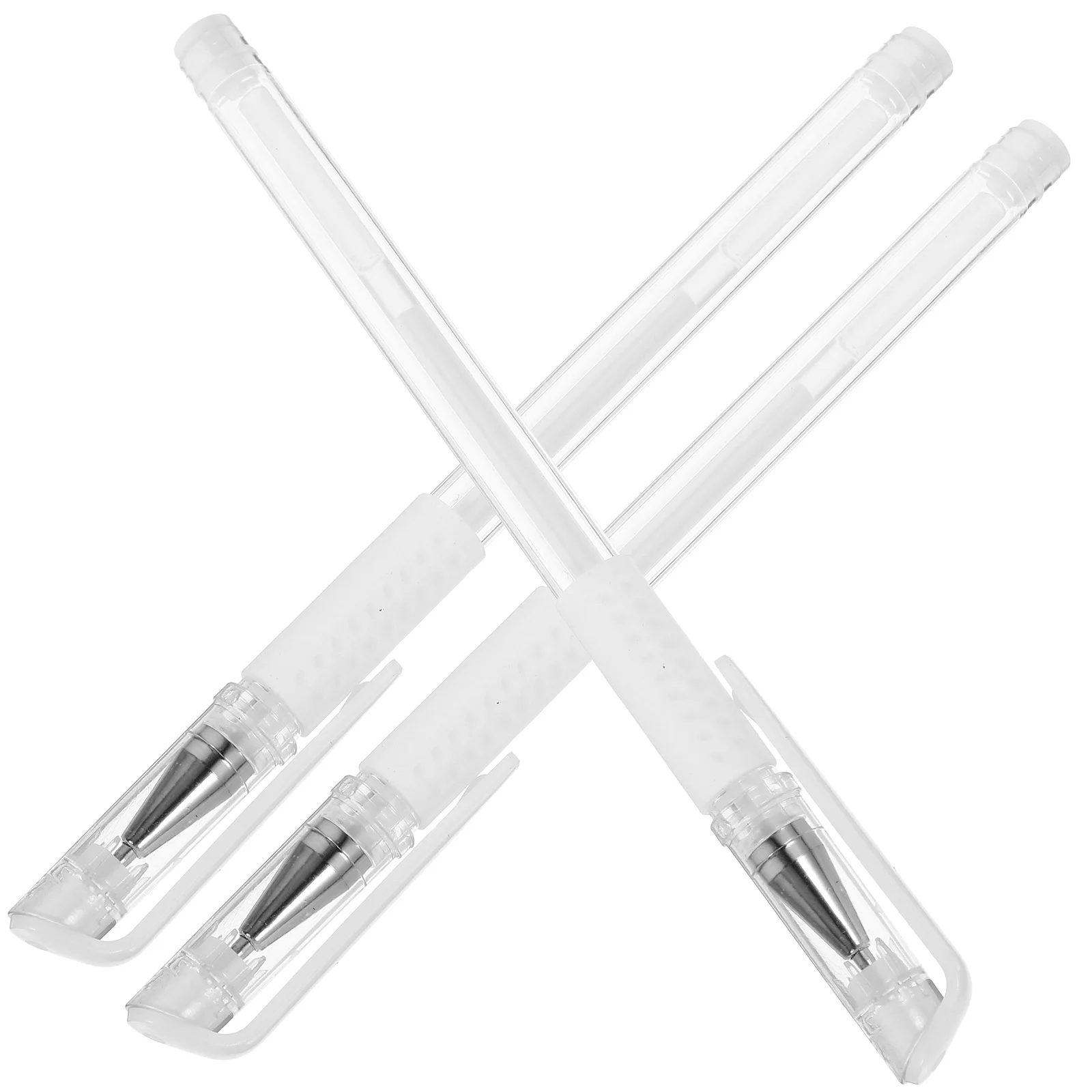 

3 Pcs White Gel Pen Stencil Marker Skin Brow Marking for Multifunction Lip Liner Pencil