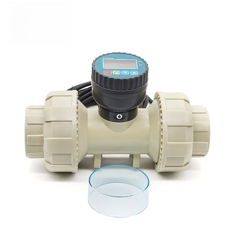 Intelligent Digital Water Flowmeter 485 Transmission Large Diameter Liquid Pipeline Water Flow Sensor
