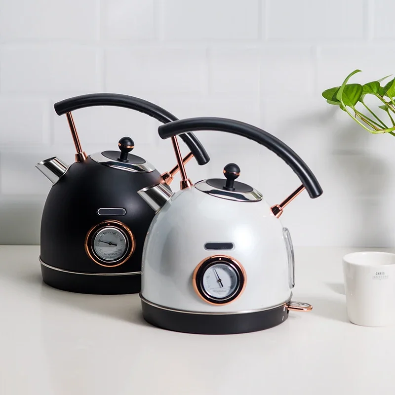 소니퍼 전기 주전자, 스테인레스 스틸, 차, 커피 보온병, 주방 스마트 휘슬 주전자, 사모바르 온도 표시, 1.8L