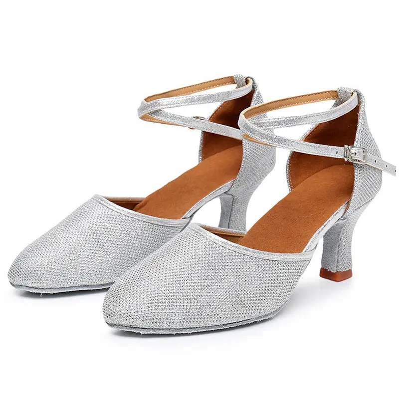 Latin Dance Shoes Women Adult Professional Dancing Shoes with High Heels Waltz Female ballroom Dancing Shoe Wedding Party Shoes