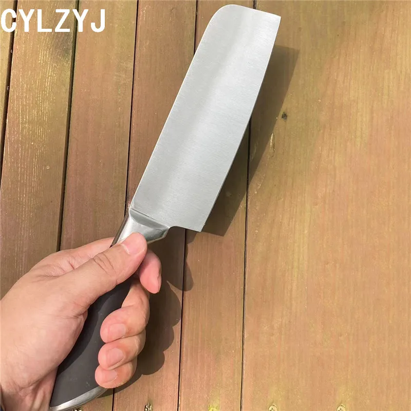 Noże kuchenne Ręcznie robione Nakiri Rzeźnik Nóż kuchenny Tasak do mięsa Siekanie warzyw Nóż szefa kuchni ze stali nierdzewnej — zdjęcie 3