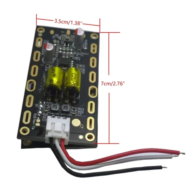 Micro Electret Amplifier MIC Diaphragm Condenser Mini Microphone Circuit Board Wireless Module for Adjustable Capacitor